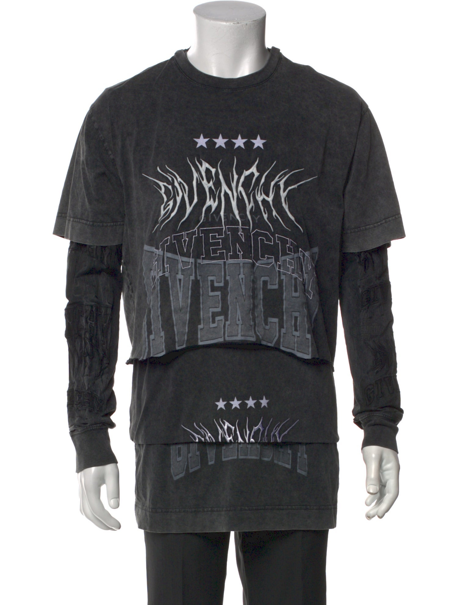 Givenchy Graphic Print Crew Neck T-Shirt