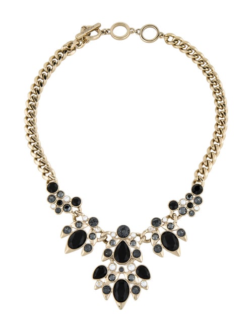 Givenchy Faceted Crystal Statement Collar Necklace