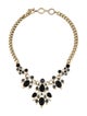 Givenchy Faceted Crystal Statement Collar Necklace