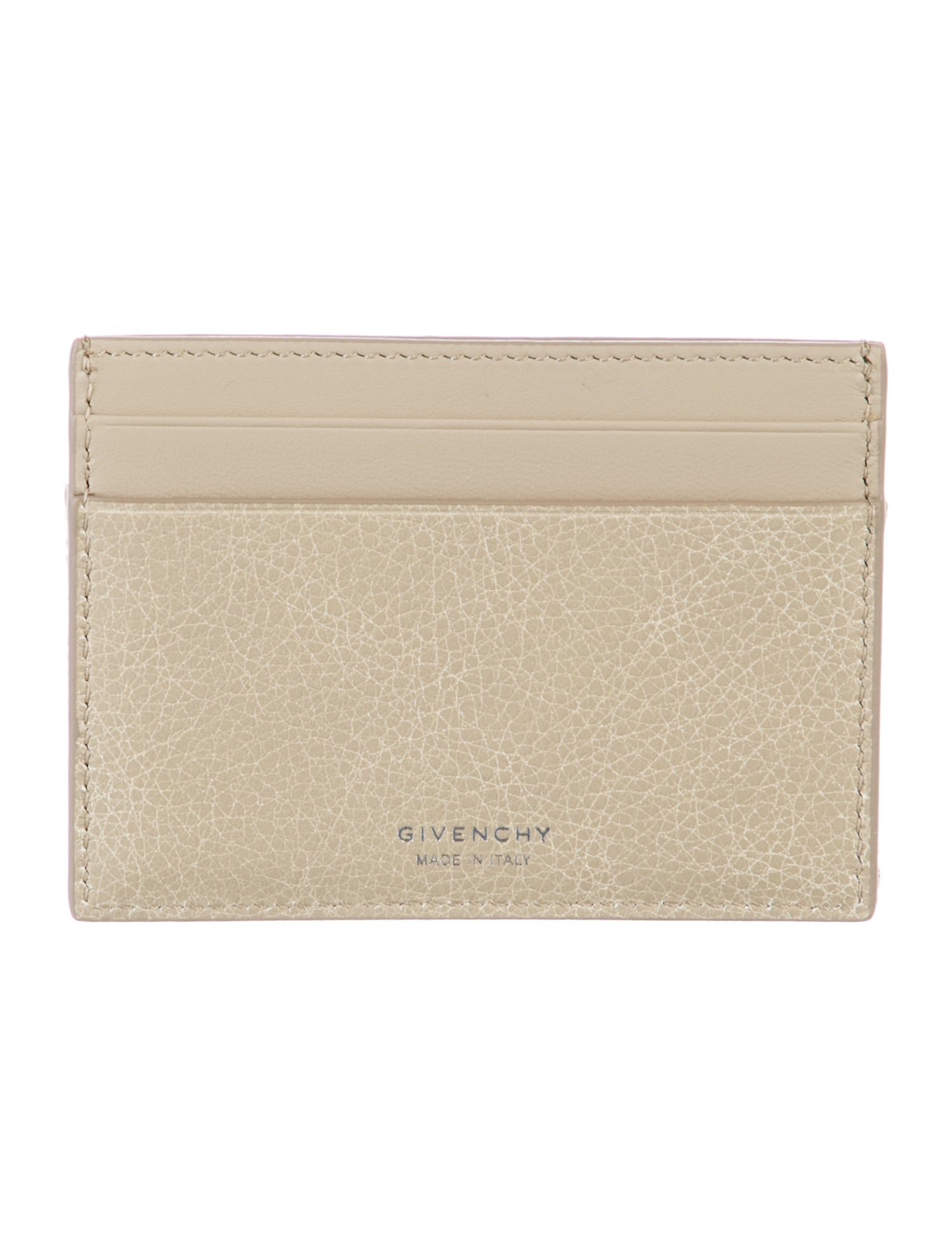 Givenchy Leather Printed Card Holder w/ Tags