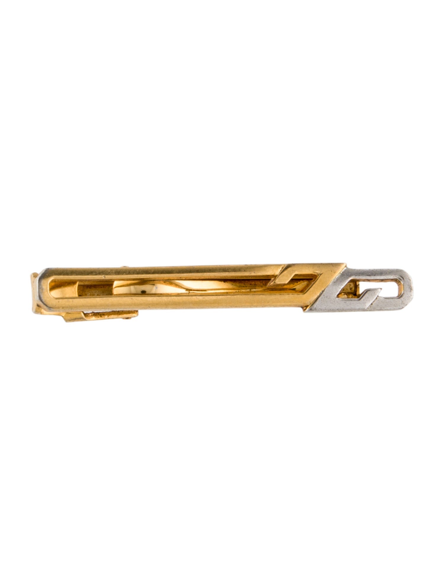 Givenchy Vintage Two-Tone G Tie Clip
