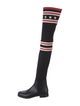 Givenchy Colorblock Pattern Sock Boots