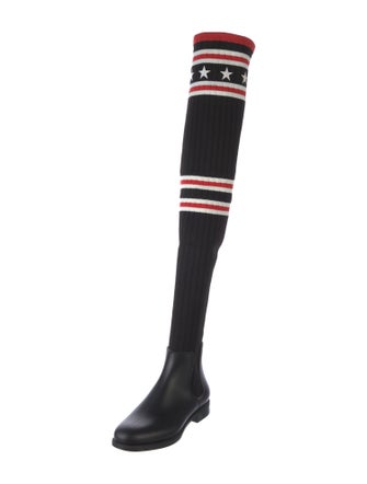 Givenchy Colorblock Pattern Sock Boots