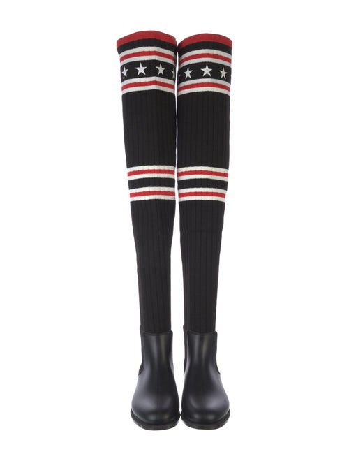 Givenchy Colorblock Pattern Sock Boots