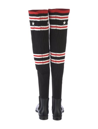 Givenchy Colorblock Pattern Sock Boots