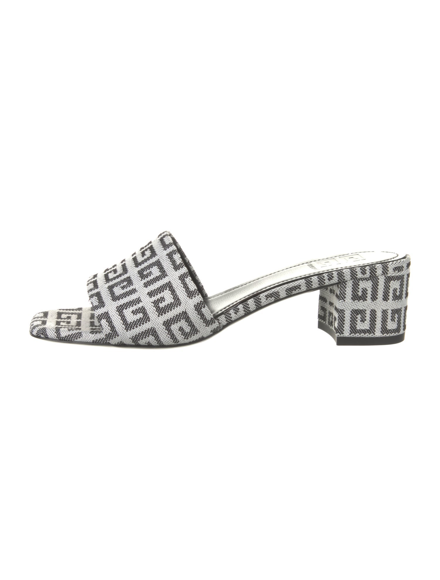 Givenchy Canvas Printed Slides