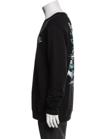 Givenchy Graphic Print Crew Neck Sweatshirt