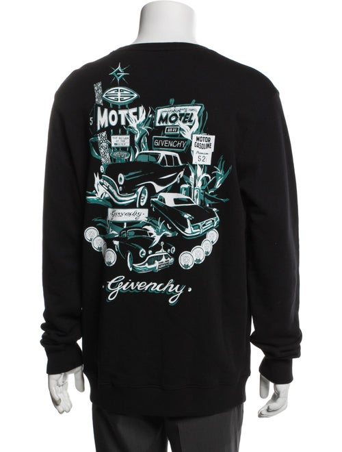 Givenchy Graphic Print Crew Neck Sweatshirt
