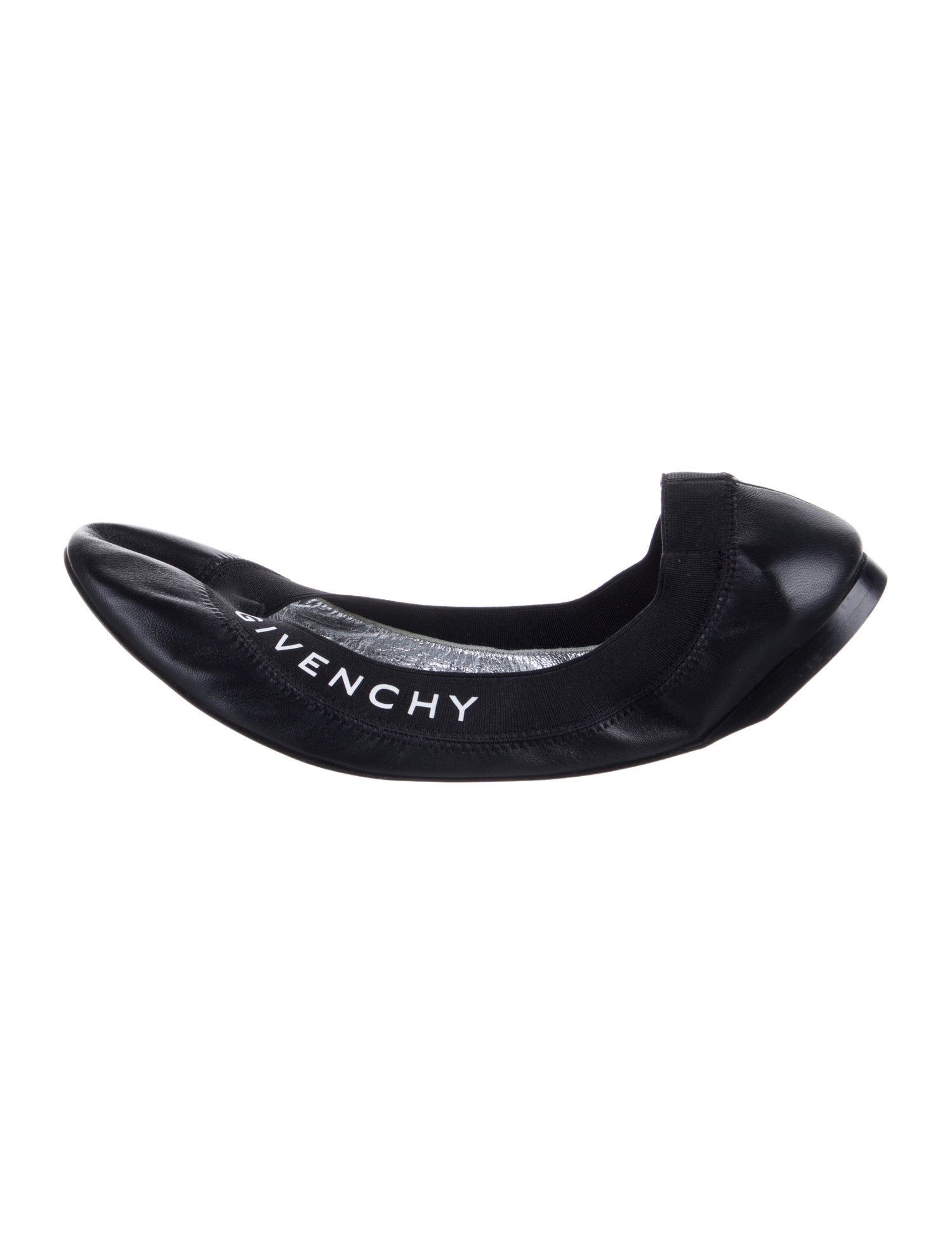Givenchy Leather Graphic Print Flats