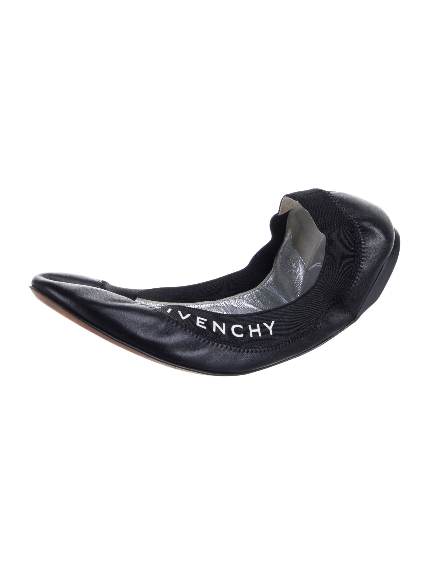 Givenchy Leather Graphic Print Flats