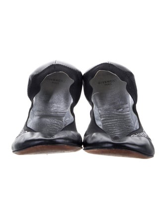 Givenchy Leather Graphic Print Flats