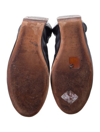 Givenchy Leather Graphic Print Flats