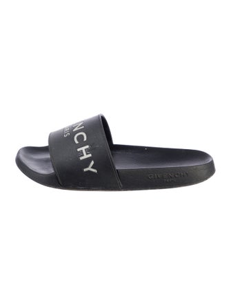 Givenchy Boys' Logo Rubber Slides