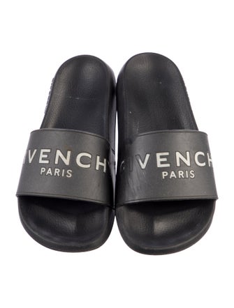 Givenchy Boys' Logo Rubber Slides