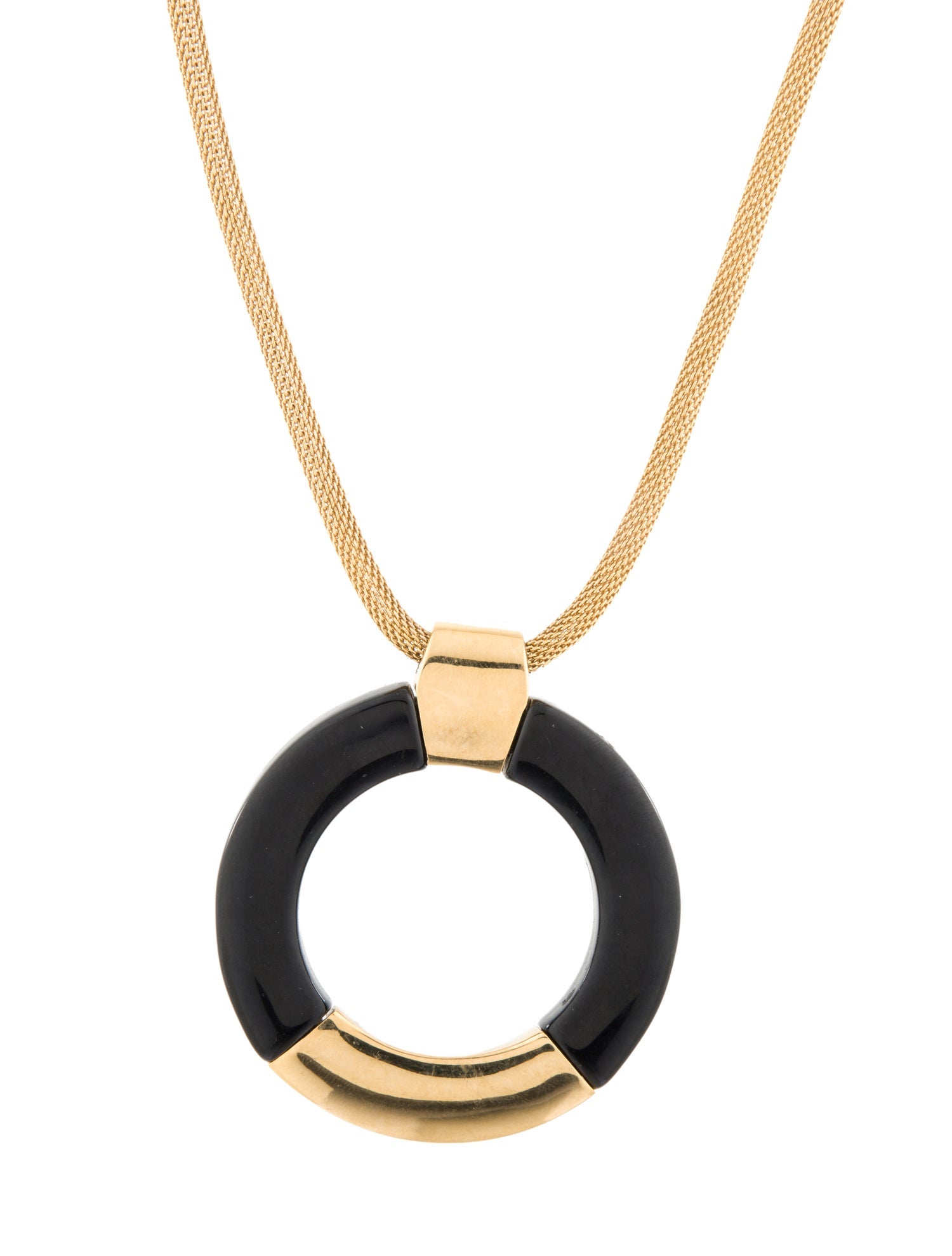 Givenchy Vintage Resin Pendant Necklace