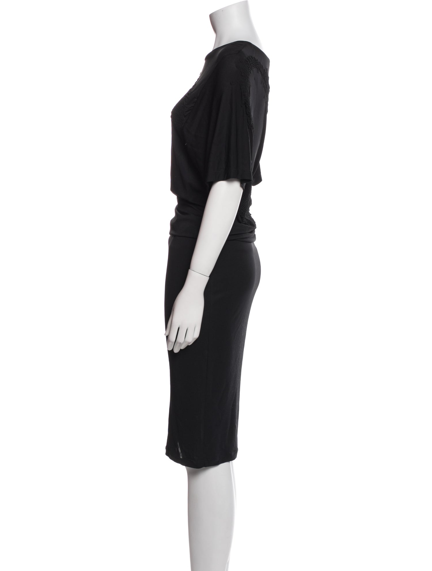 Givenchy Bateau Neckline Long Dress