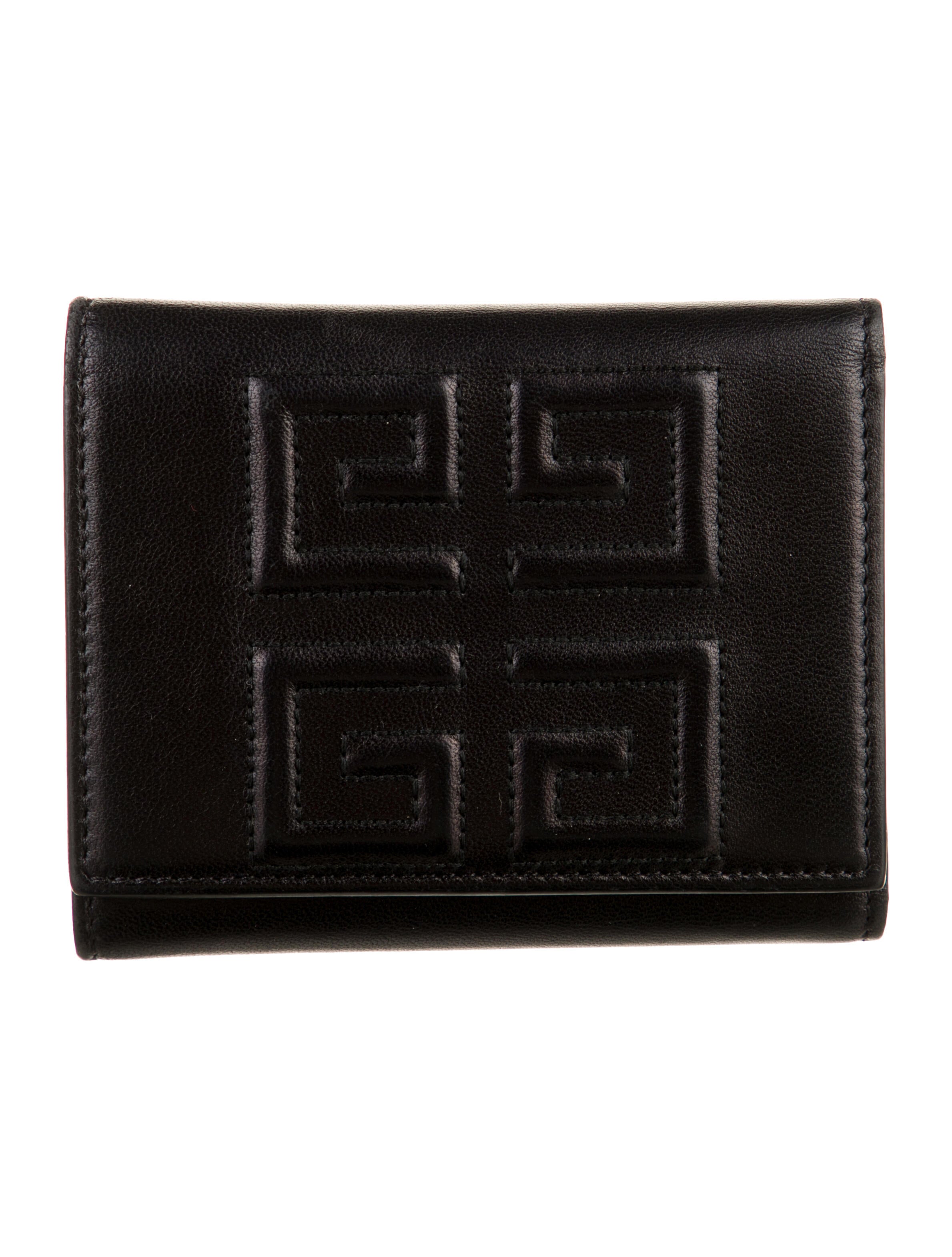 Givenchy Leather Printed Compact Wallet