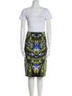 Givenchy Silk Printed Skirt Set