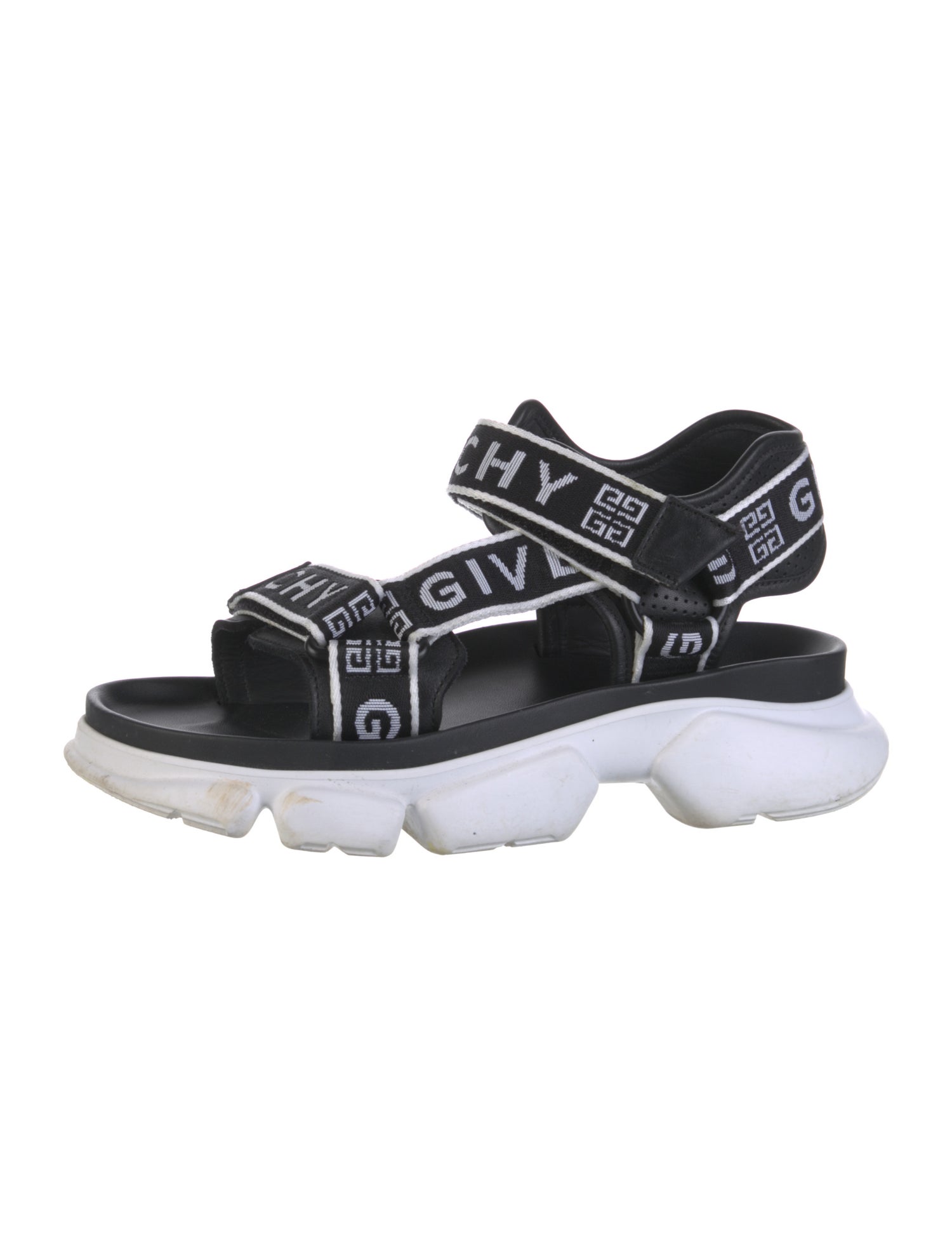 Givenchy Signature Logo Leather Gladiator Sandals