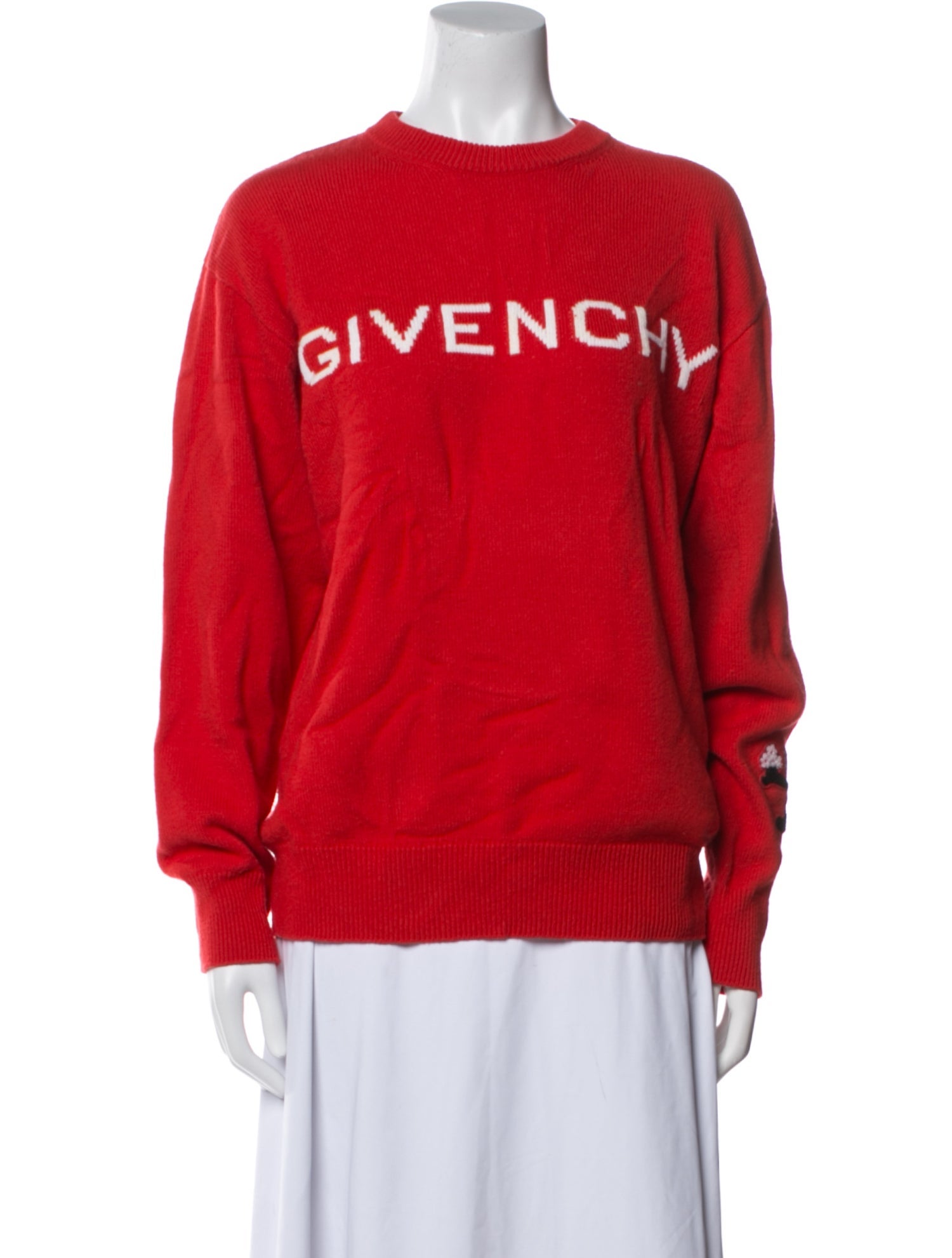 Givenchy Wool Graphic Print Sweater