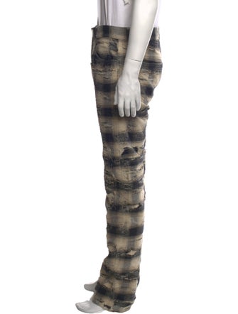 Givenchy Plaid Print Joggers