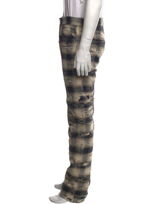 Givenchy Plaid Print Joggers