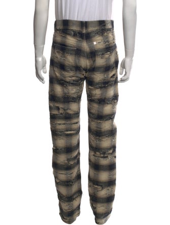 Givenchy Plaid Print Joggers