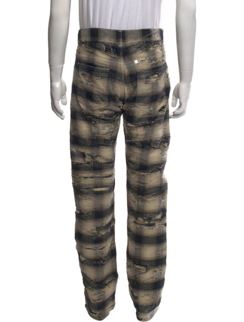 Givenchy Plaid Print Joggers