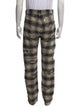 Givenchy Plaid Print Joggers