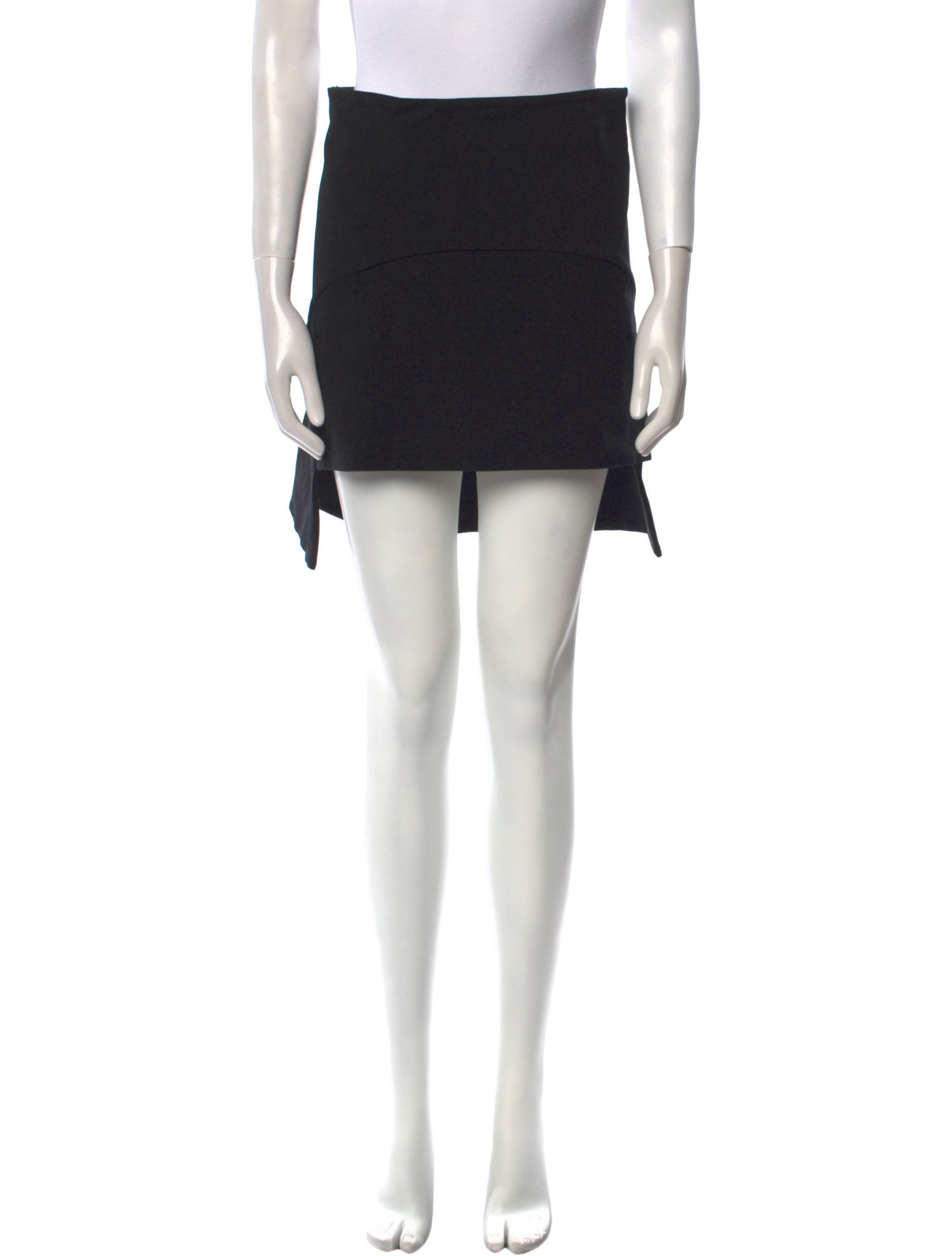 Givenchy Raw-Edge Trim Mini Skirt