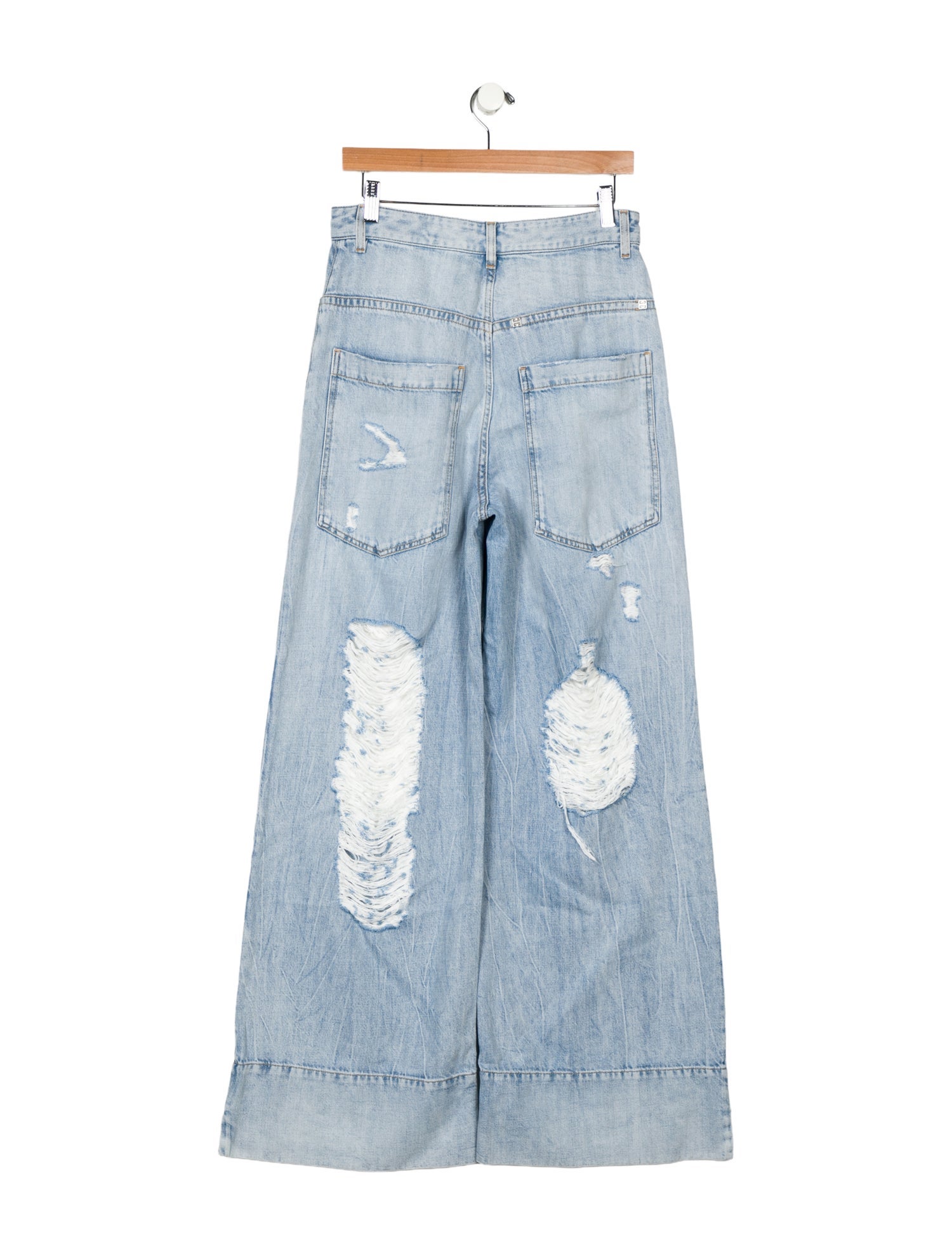 Givenchy High-Rise Wide Leg Jeans