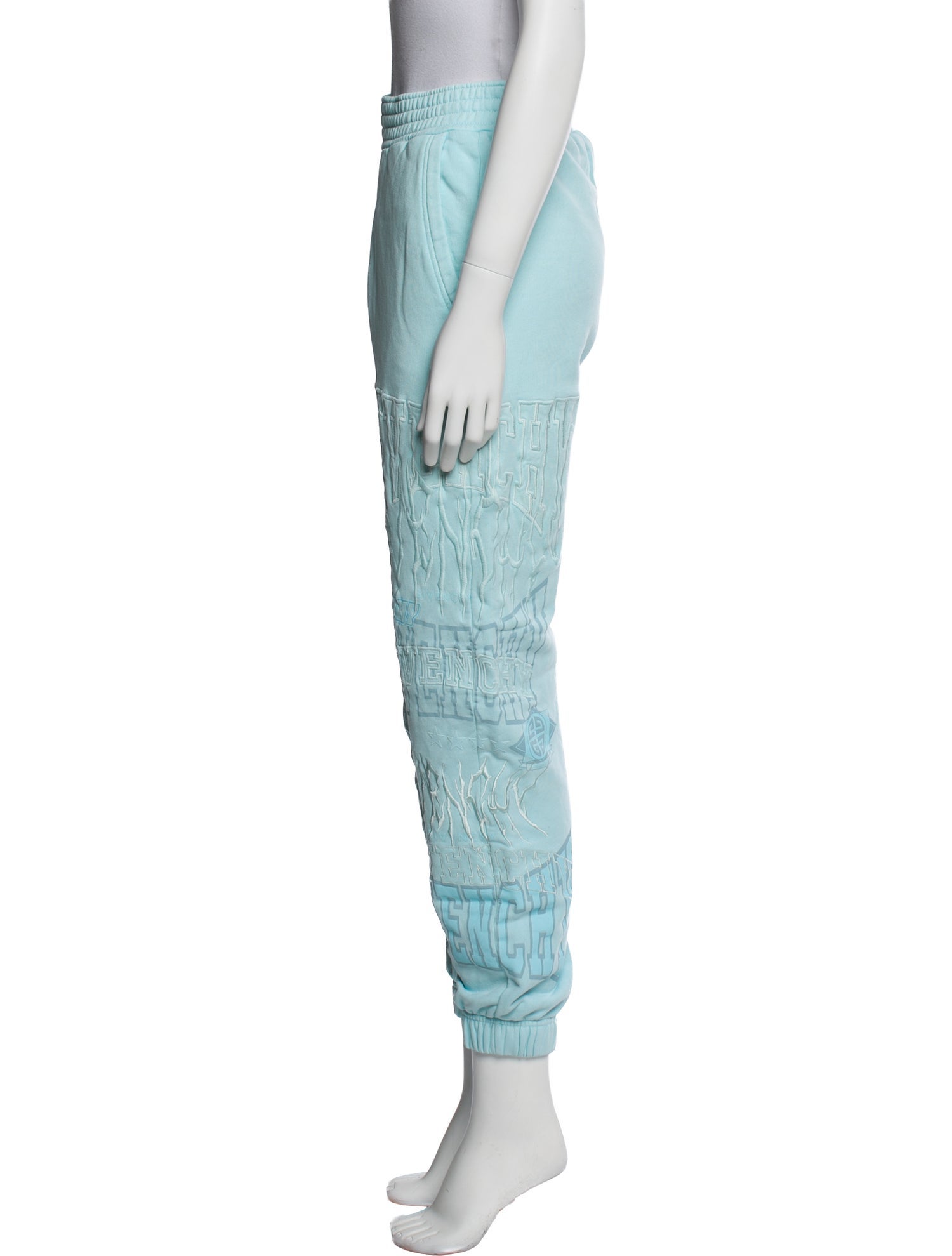 Givenchy Graphic Print Embroidered Accent Sweatpants