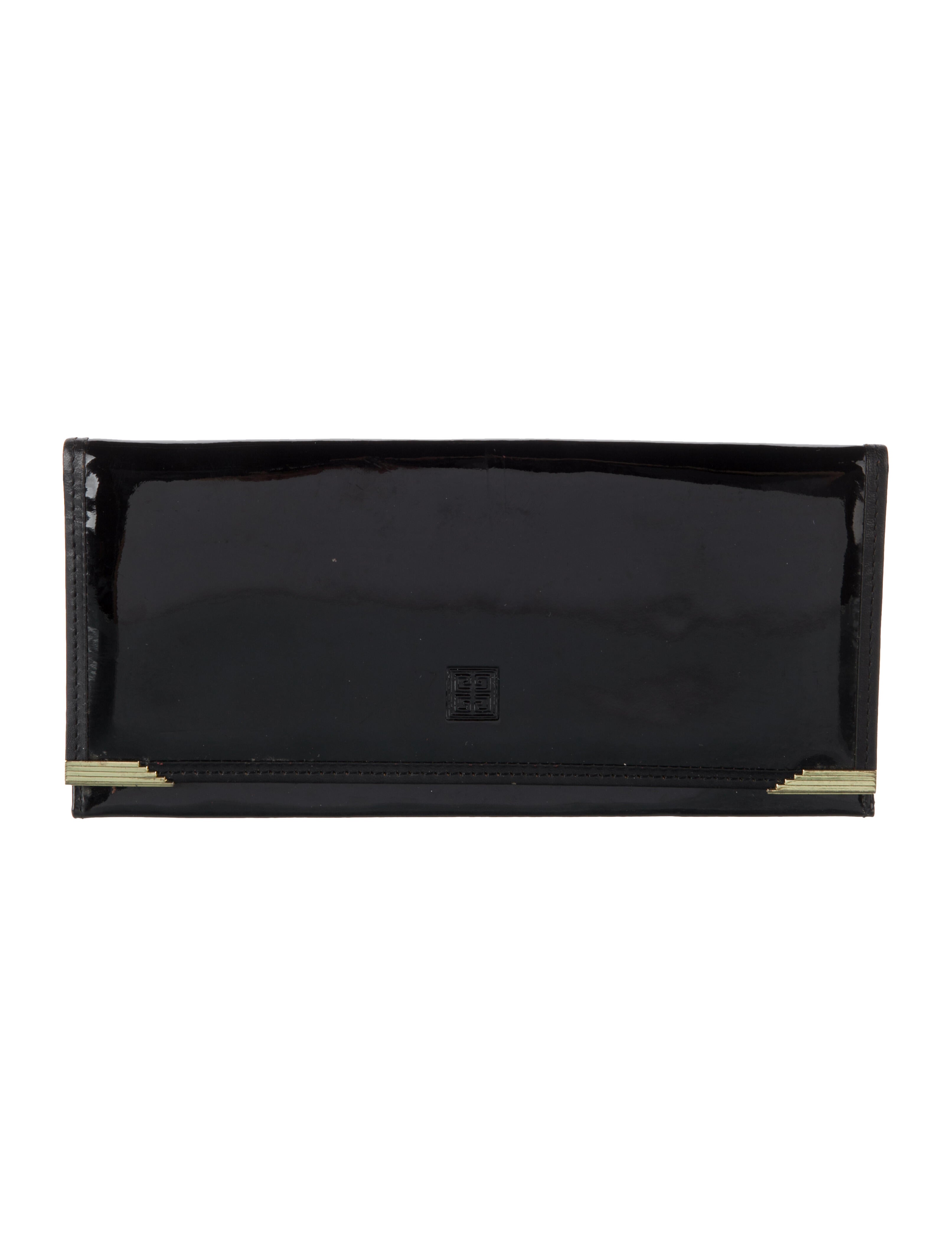 Givenchy Patent Leather Continental Wallet
