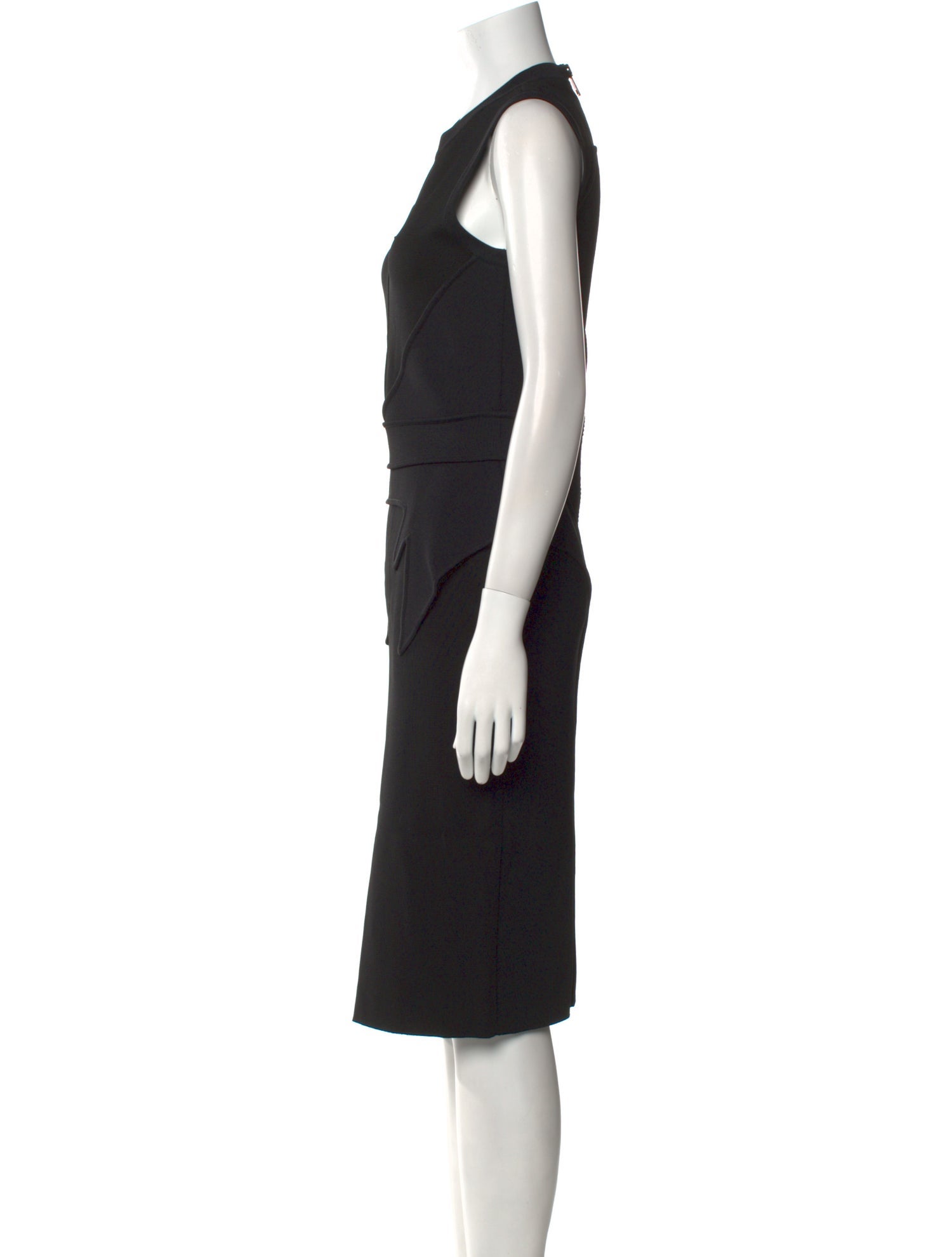 Givenchy Crew Neck Midi Length Dress