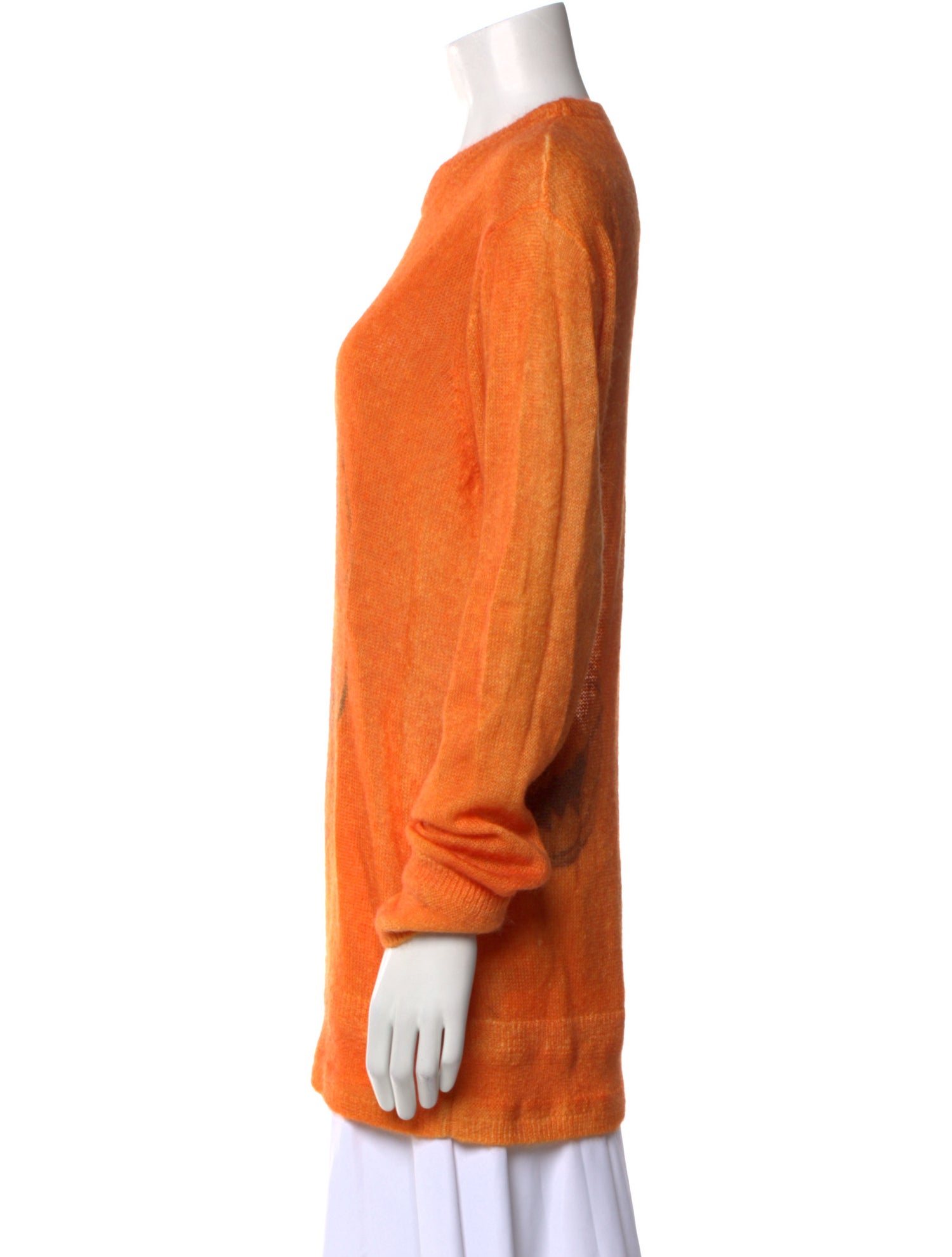 Givenchy Mohair Graphic Print Sweater