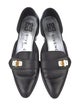 Givenchy Leather Cutout Accent D'Orsay Flats