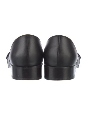 Givenchy Leather Cutout Accent D'Orsay Flats