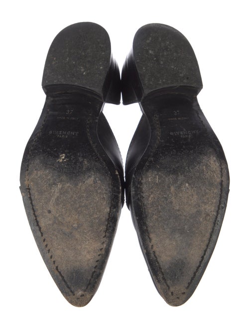 Givenchy Leather Cutout Accent D'Orsay Flats