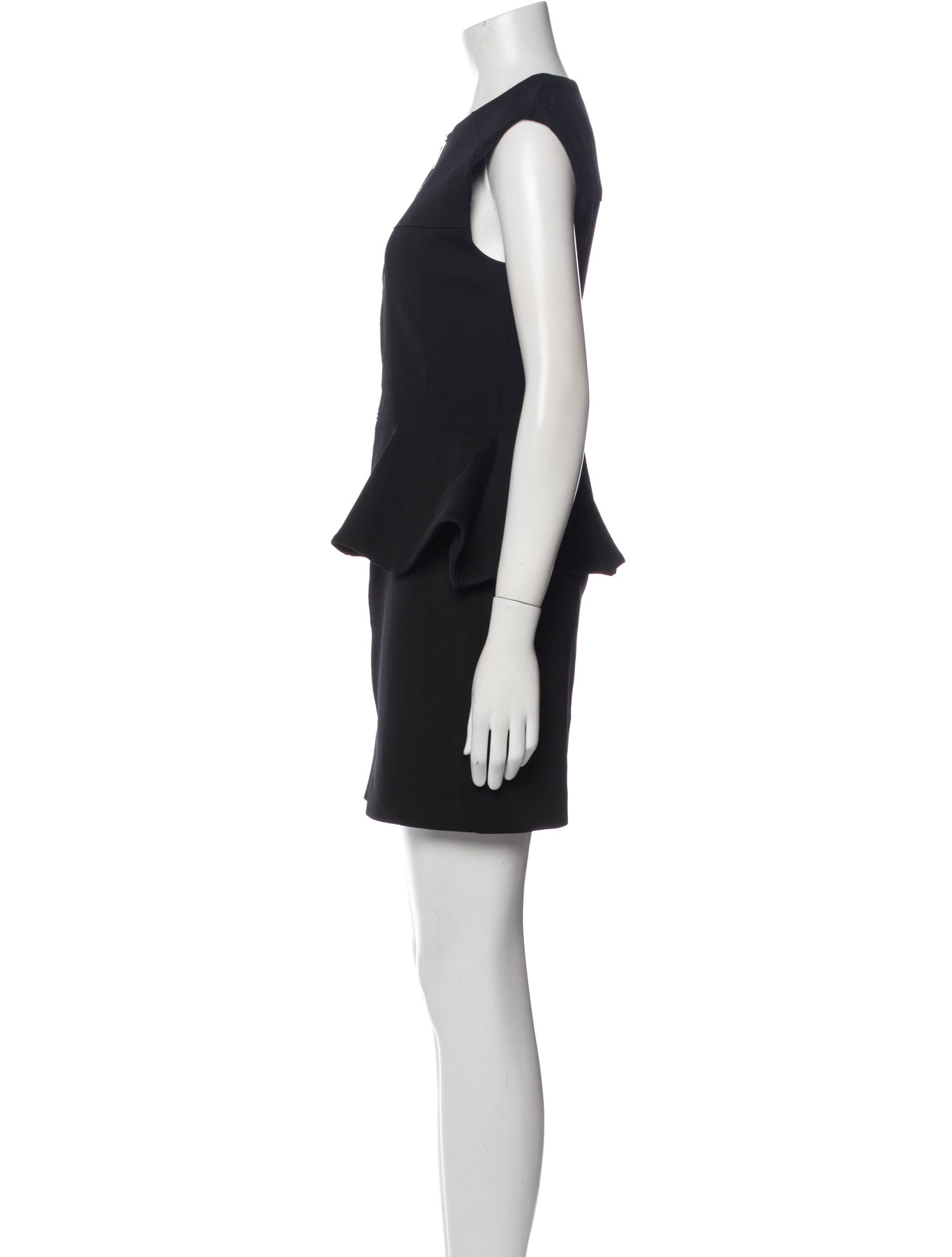 Givenchy Square Neckline Mini Dress