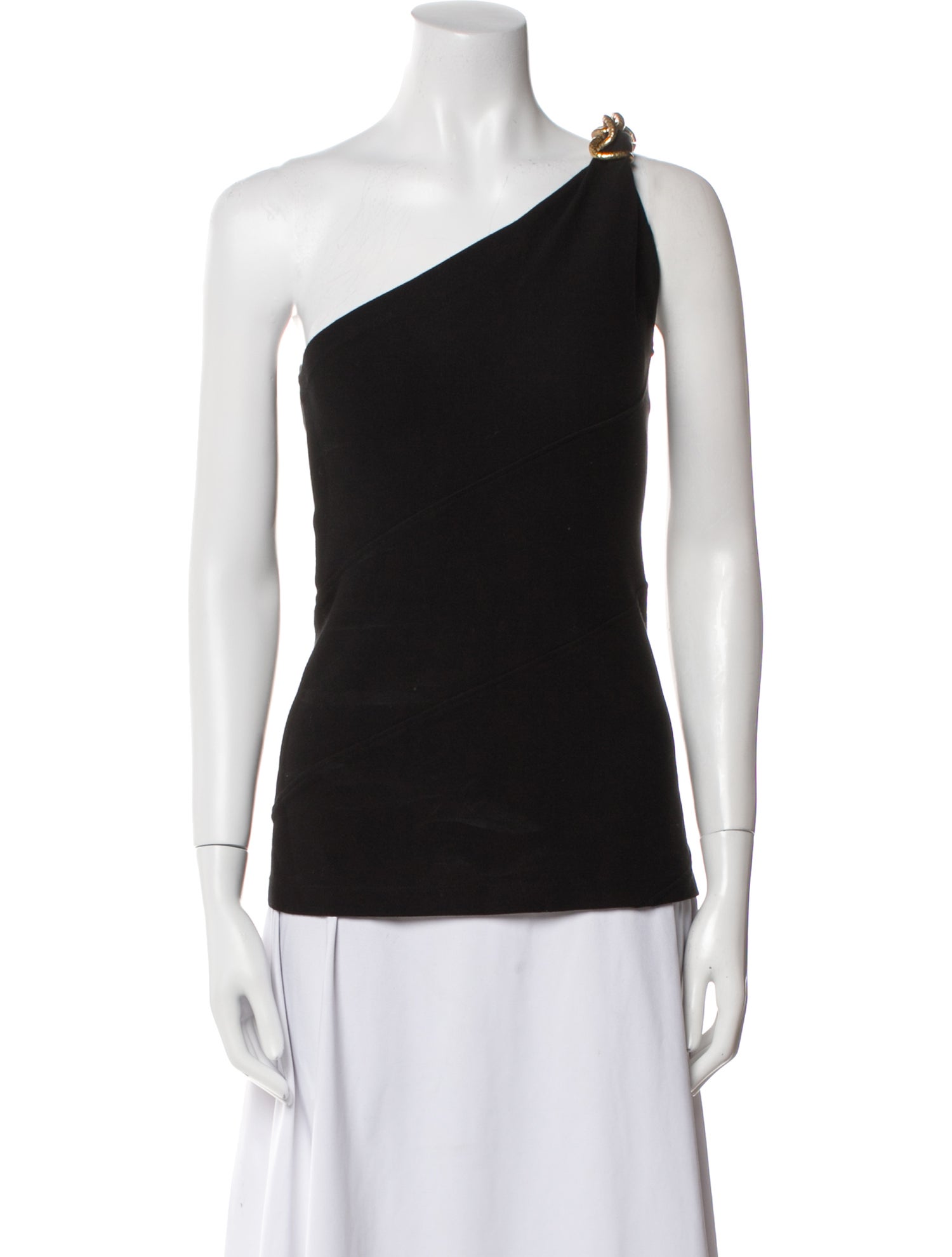 Givenchy One-Shoulder Sleeveless Top