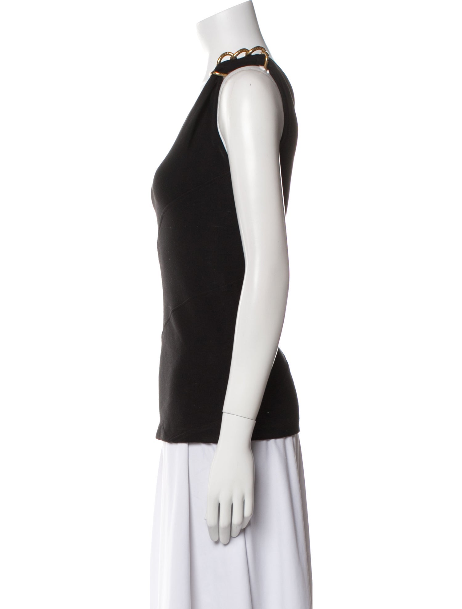 Givenchy One-Shoulder Sleeveless Top