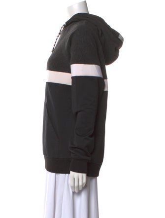 Givenchy Colorblock Pattern Crew Neck Hoodie