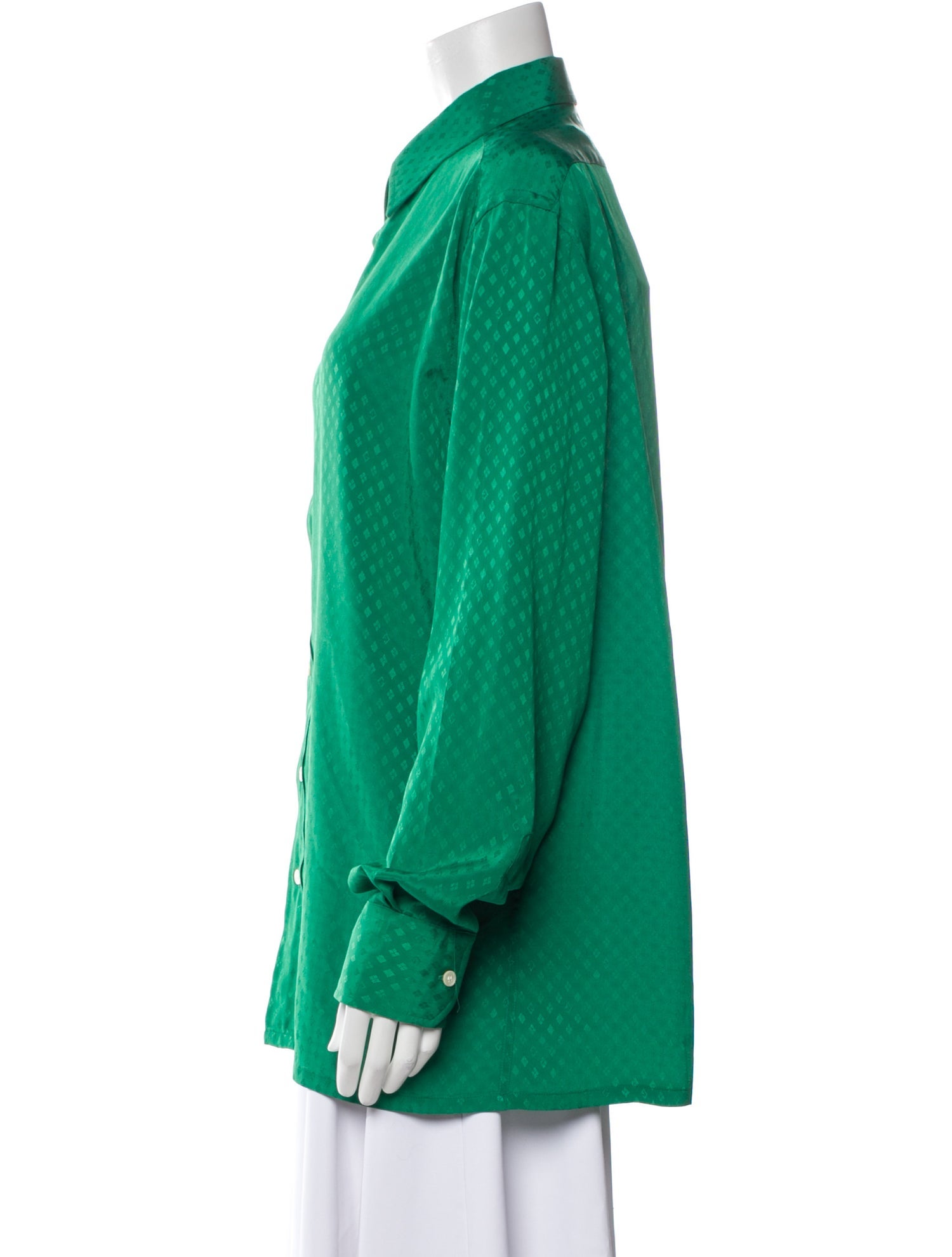 Givenchy Long Sleeve Button-Up Top