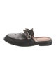 Givenchy Leather Chain-Link Accents Mules