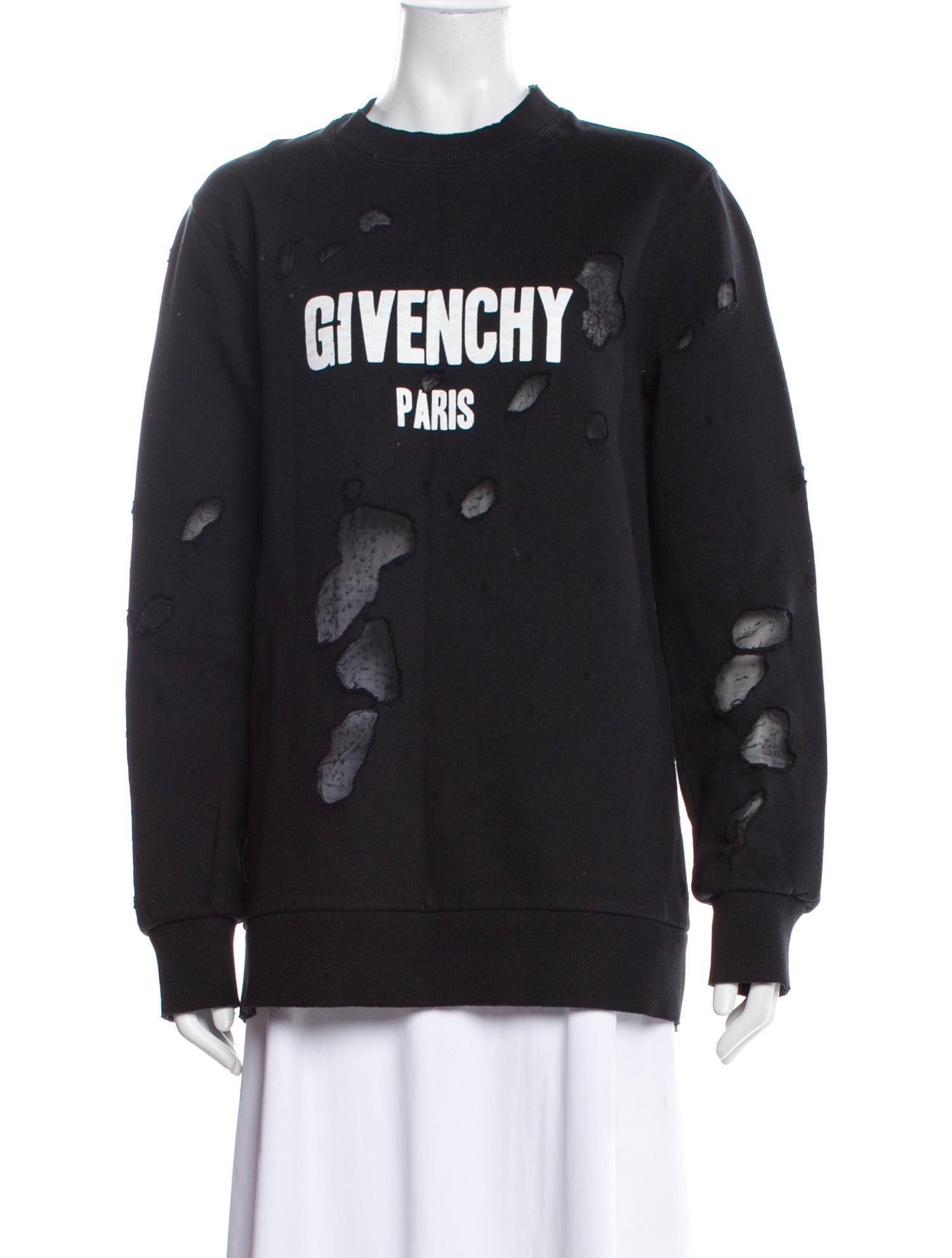 Givenchy Graphic Print Crew Neck Sweatshirt