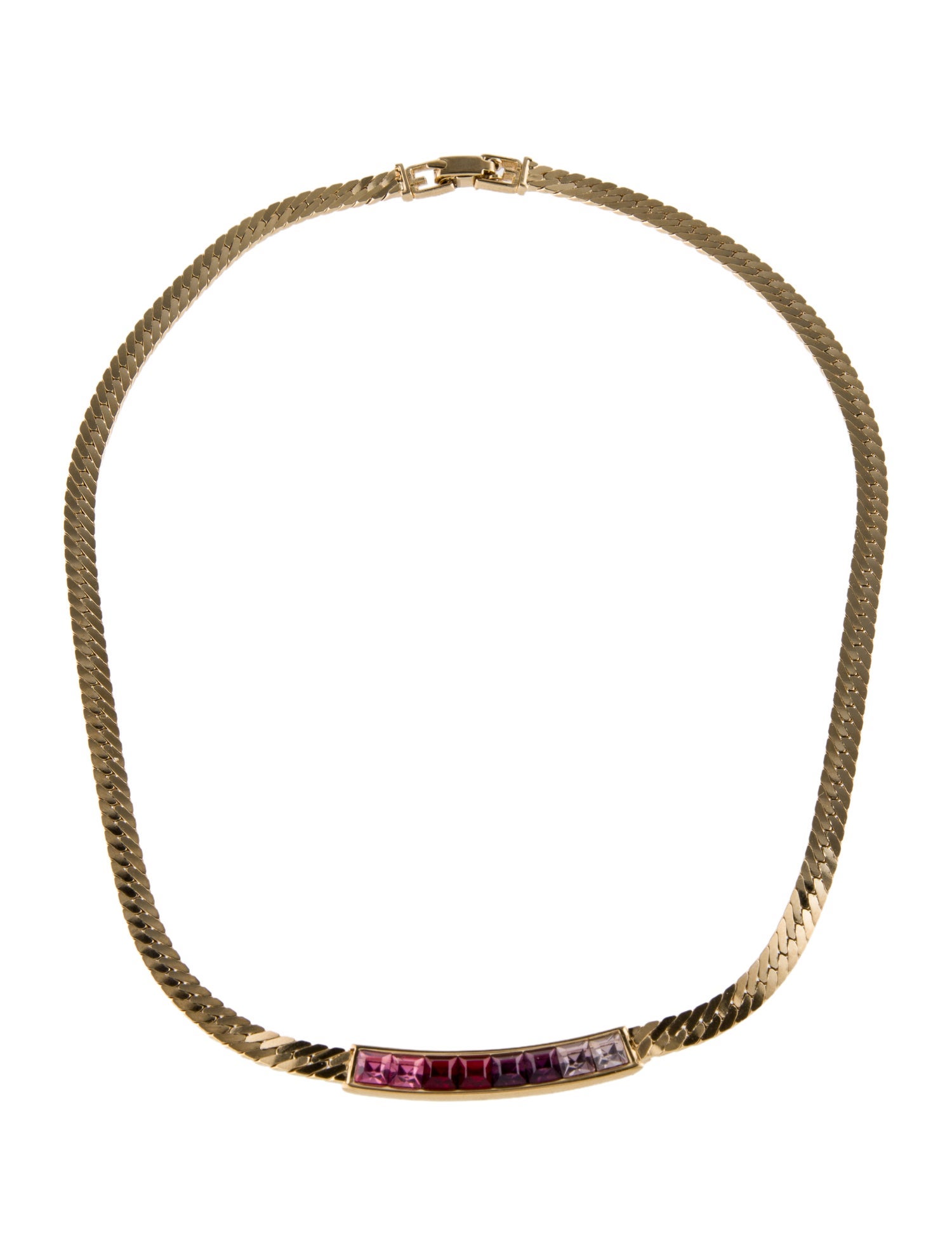 Givenchy Vintage Crystal Collar Necklace
