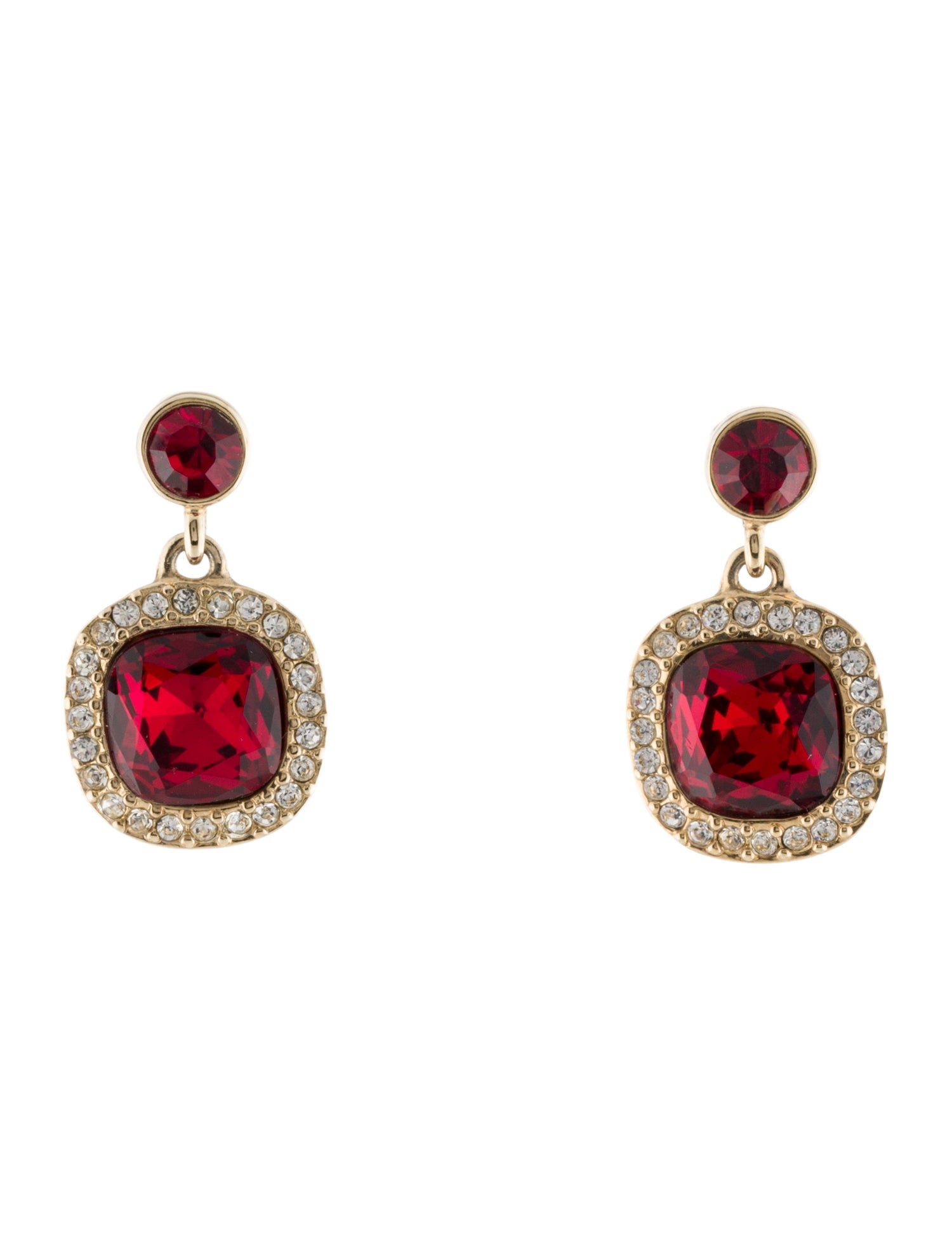 Givenchy Crystal Drop Earrings