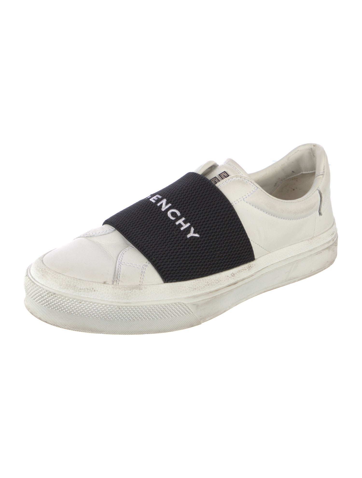 Givenchy Leather Colorblock Pattern Sneakers