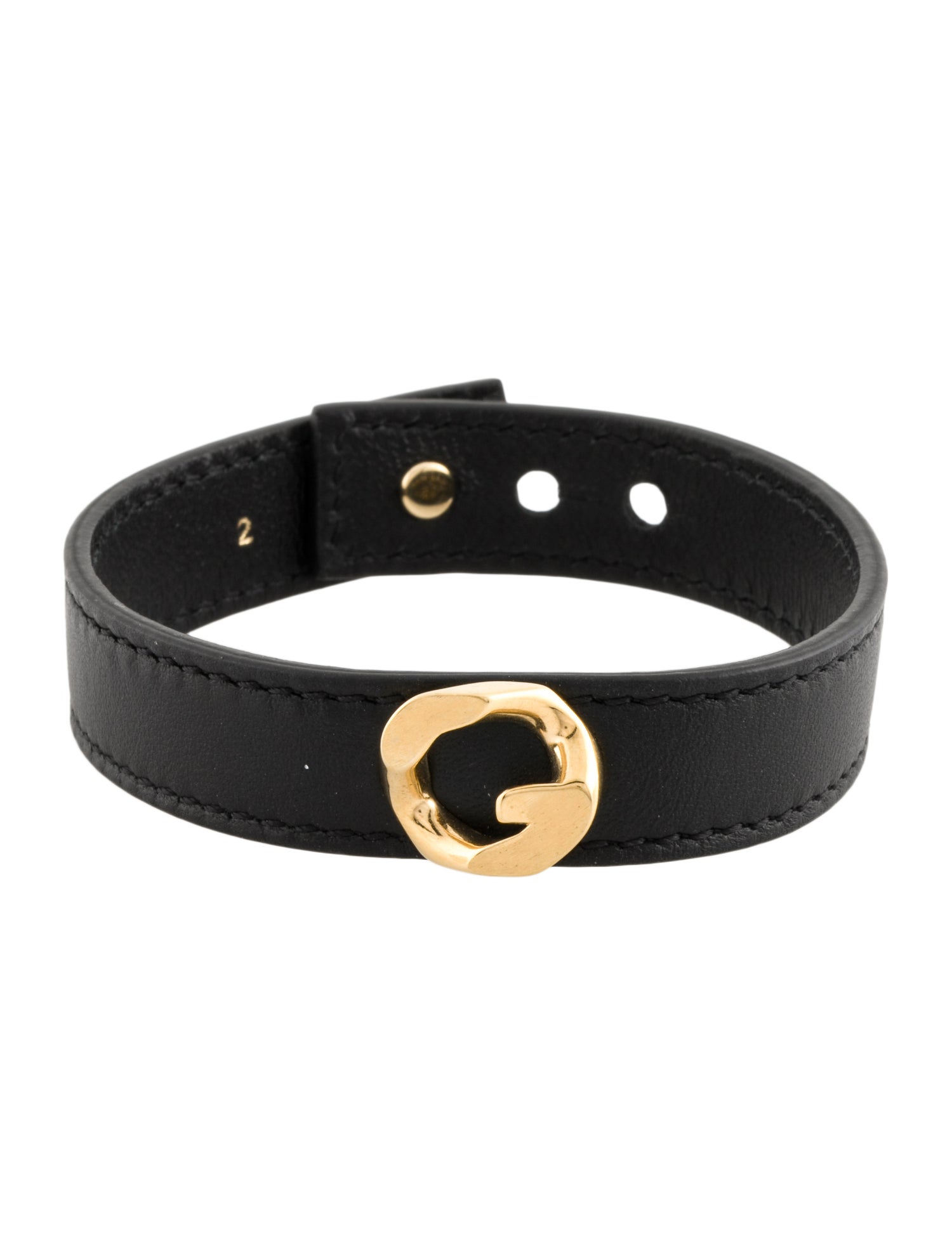 Givenchy Leather G Chain Wrap Bracelet