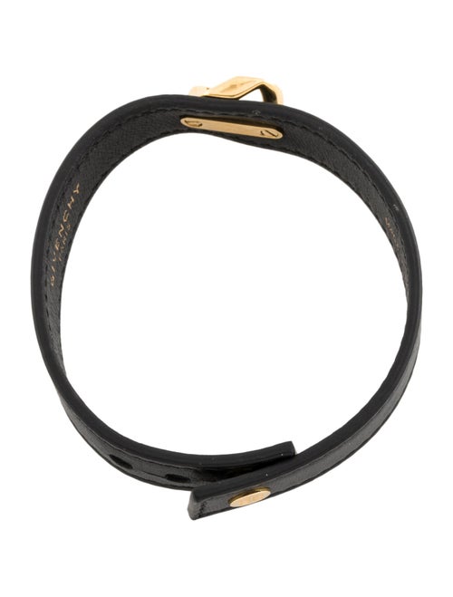 Givenchy Leather G Chain Wrap Bracelet